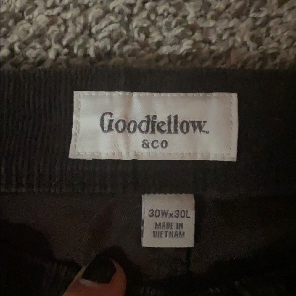 Dark brown corduroy men’s jeans